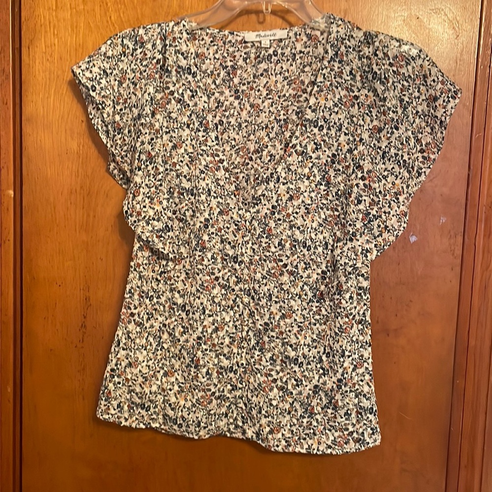 Madewell Flutter Sleeve top